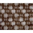 thumbnail image 4 of oneOone Polyester Lycra Fabric Check Kasuri Printed Fabric 1 Yard 56 Inch Wide, 4 of 4
