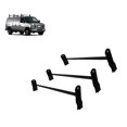 thumbnail image 1 of Black Horse TRWRG3 Black Ladder Rack for 2003-2023 GMC Savana, 1 of 9