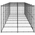 thumbnail image 2 of vidaXL Niche pour Chien Extérieure en Acier 16.94 M2, 2 of 4