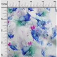 thumbnail image 1 of oneOone Georgette Viscose Fabric Flower Watercolor Printed Craft Fabric BTY 42 Inches Wide, 1 of 4
