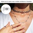 thumbnail image 2 of MasteelfCA 6 Pcs Layered Necklace Spacer Clasps Three-Strand Multi Necklace Layering Clasps Separators Connectors for Bracelet Crafts, 2 of 8