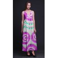 thumbnail image 4 of Bimba Robe Longue d'Été Sans Manches Teinture sur Nœuds pour Femme, Imprimé Teinture sur Nœuds, Décontractée, Maxi, Plage - Xxx-Grand, 4 of 5