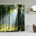 thumbnail image 1 of EGNMCR Rideaux, Rideaux pour Chambre Rideau de Douche Imprimé Polyester et Anti-Moisissure Salle de Bain et Rideau de Séparation Anti-Moisissure 150X180CM un Rideau, 1 of 2