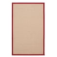 thumbnail image 1 of Tapis Athena naturel et rouge de 5 pi x 8 pi, 1 of 6