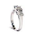 thumbnail image 2 of 1ct Three Stone Diamond Ring 14K White Gold, 2 of 3