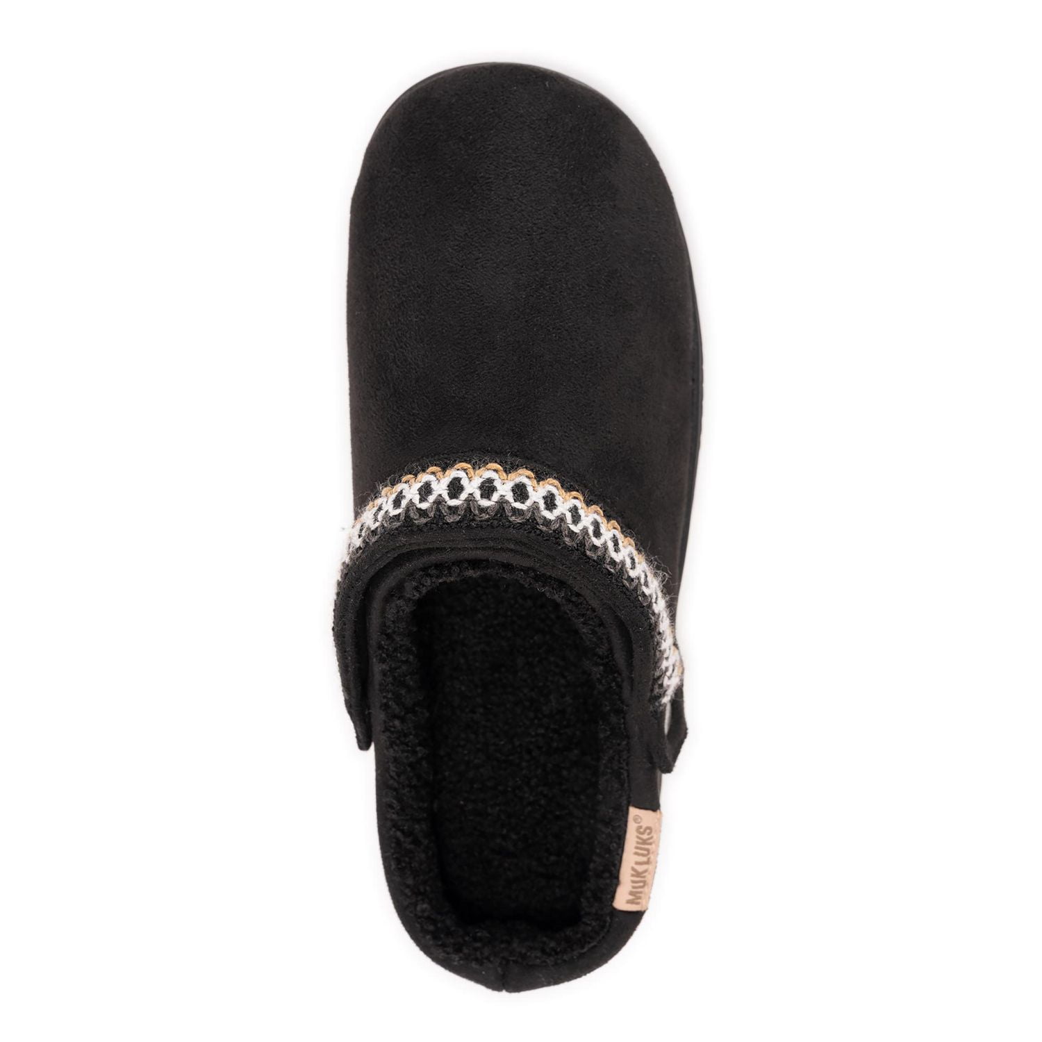 MUK LUKS Ladies Convertible Clog Slippers Chestnut