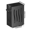 thumbnail image 3 of Organizers and Storage for Kitchen Kitchen Utensils Wall Mounted Cutlery Rack Plastic Storage Box Chopsticks Knife Drainage Hook Multifunctional Storage Container Kitchen Storage Rack, 3 of 8