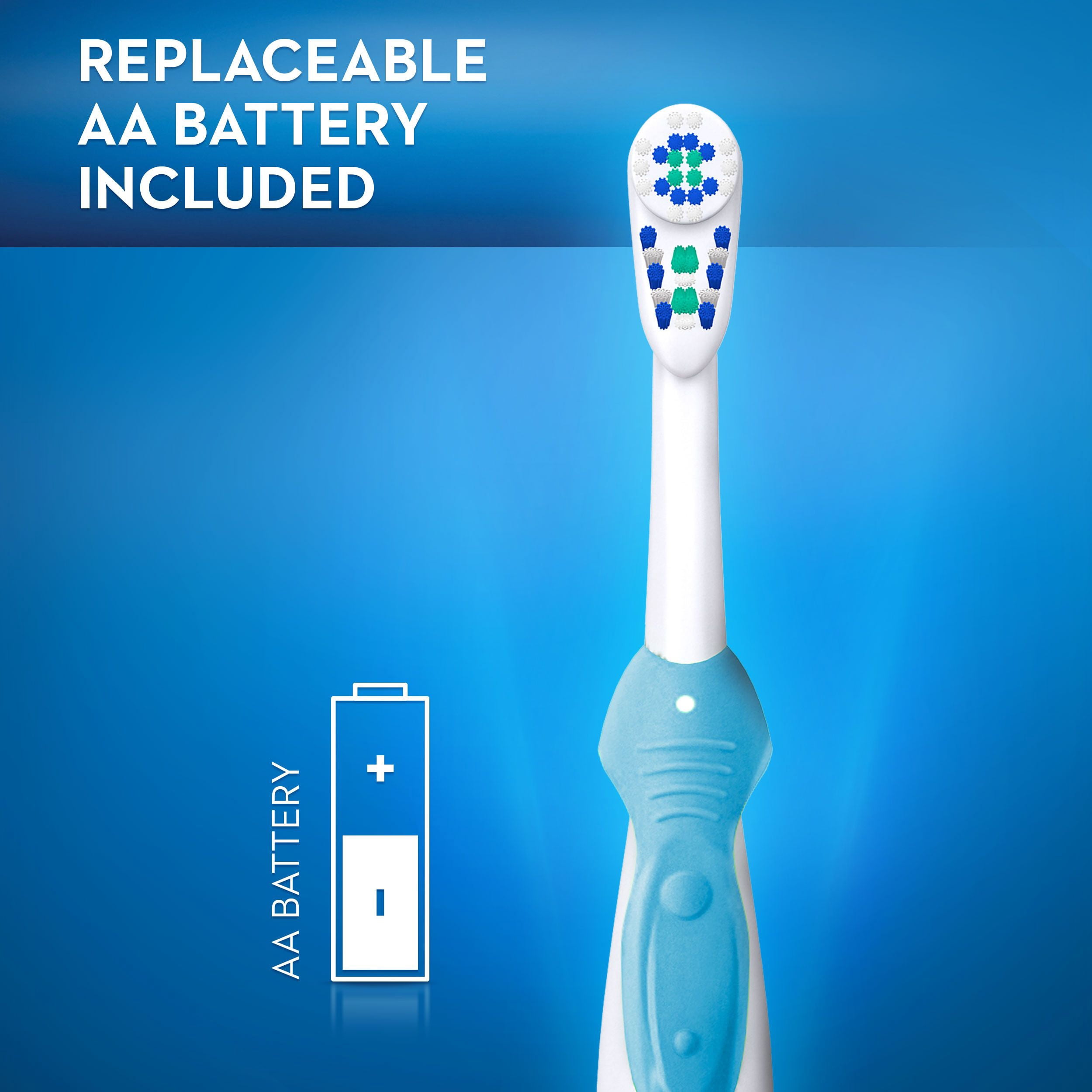Brosse à dents à pile Oral-B Complete, les couleurs peuvent varier
