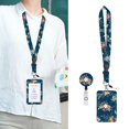 thumbnail image 3 of lionlar Cute ID Card Holder Lanyard with Clip Card Sleeve Accessories Hang Rope Keychain styleD, 3 of 9