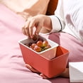 thumbnail image 4 of Agiferg Lazy Double-layer Fruit Plate Basket Household Plastic Candy Plate Box Creative Kitchen Living Room Eating Melon Seed Plate, 4 of 7