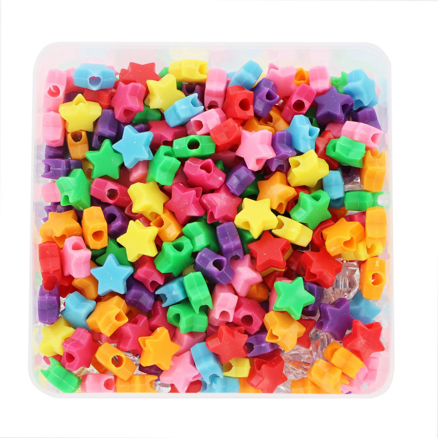TINY HANDS Fashion Beads, Assorted Shapes, Colours, 453 g (1 lb), Age 6+, Kids, Crafts