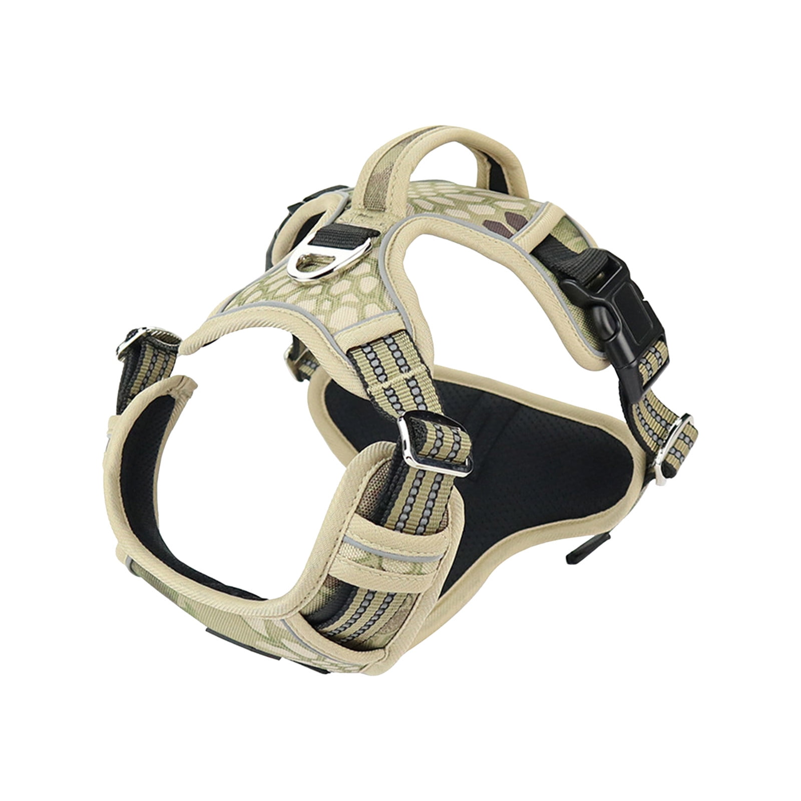TIMIFIS Harnais pour Chien Laisse pour Animal de Compagnie Chien Chat Trousse Chien Réfléchissant Sangle de Poitrine Chiot Harnais de Marche Extérieur Taille Moyenne Chien - Automne