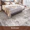 thumbnail image 3 of -Area Rug X Rugs for Living Room- Machine Washable Rug-Soft Living Room Rug-Vintage Non Slip Carpet-Rugs for Bedrooms Dining Room Living Room Office, 3 of 7