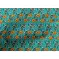 thumbnail image 4 of oneOone Coton Bio Voile Feuilles & Imprimé Floral Bloc Tissu BTY 42 Pouces de Large, 4 of 4