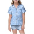 thumbnail image 2 of WEAIXIMIUNG Kid DIY Hand Painted Homewear Set Colouring Pajama Sets For And Girl Can Play With And Wea 160, 2 of 5