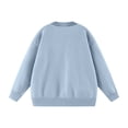 thumbnail image 3 of RXMEKW Chandail pour Femmes à Manches Longues à Col Rond Décontracté Blouse Haut Uni Imprimé avec Confort Toutes Saisons pour Usage Quotidien, 3 of 6