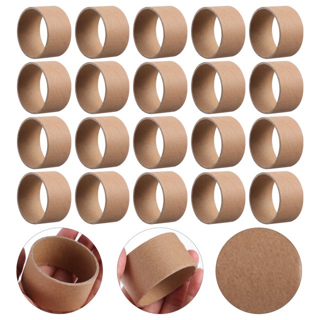 NIYANGLE 20 Pcs Diy Craft Paper Rolls Craft Roll Cardboard Tube For Group Art Projects And Children