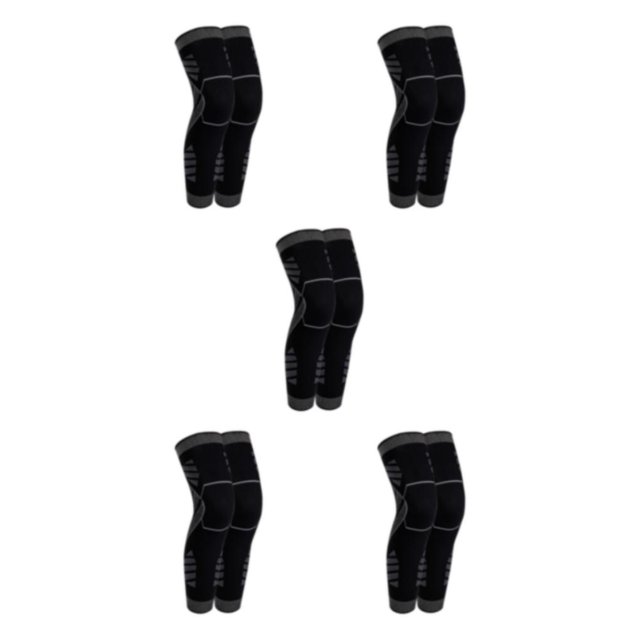 Baohd Leg Protectors Stay Safe And Comfortable During Sports Activities Made black M 5Set