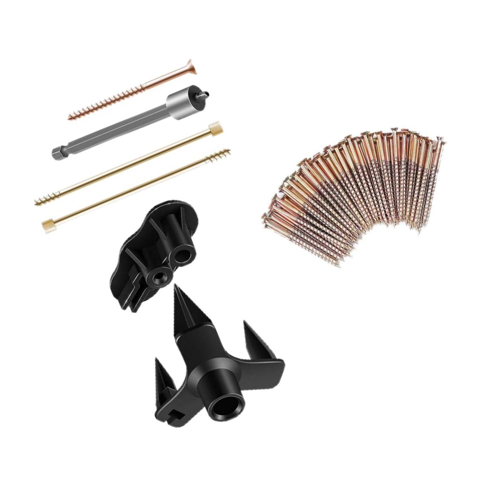 Floor Repair Kit, Squeak No More Kit Stainless Steel and ABS with 5 Tools for Woodworking