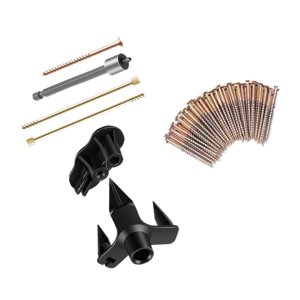 Kit de réparation au sol, Squeak No More Kit en acier inoxydable et ABS avec 5 Outils pour le travail du bois