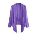 thumbnail image 1 of vdgthytj Womens Cardigan Lightweight Long Sleeve Open Front Mesh Tops Plus Size Casual Solid Color Cardigan, 1 of 3