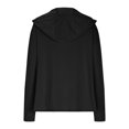 thumbnail image 4 of SHTXOZHI Veste Athlétique Légère pour Femmes Protection Solaire Fermeture Éclair Complète Manches Longues Chandails à Capuchon Randonnée Plein Air, 4 of 7