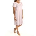thumbnail image 1 of Robe à Manches Courtes pour Femmes Shadowline 36280 Petals (Rose 3X), 1 of 4