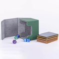 thumbnail image 4 of Card Deck Case Organizer Storage Box Storage Box pu leather for MTG Cards Poker Cards Sport Card Green, 4 of 7