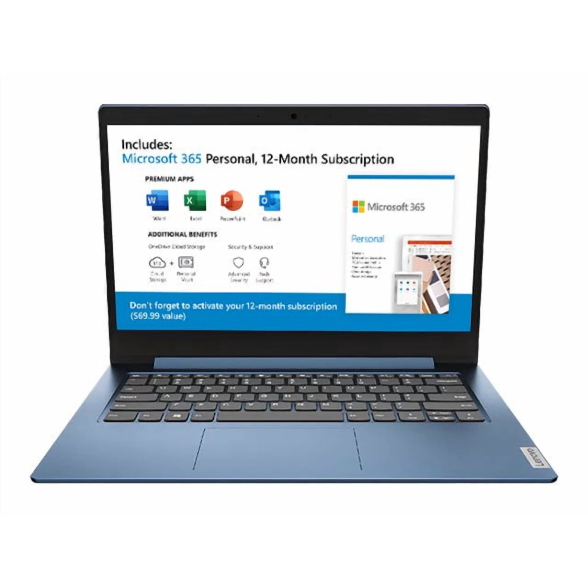 Lenovo IdeaPad 1 Laptop, 14.0