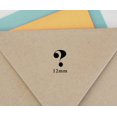 thumbnail image 2 of QUESTION MARK Self Inking Mini Rubber Stamp Colop Round Decorative Teachers Stamps 12mm, 2 of 4