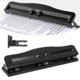 thumbnail image 4 of Hole Puncher, Hole Punch, Iron, 3 Holes, For Paper Adults, 4 of 8