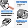 thumbnail image 4 of New Powerful Men's Shaver, Portable Mini Electric Shaver, Usb Mini Electric Shaver compatible Men, Easy One-button Operation, Suitable compatible Home, Car, T_Perfect Gift, 4 of 5