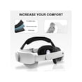 thumbnail image 4 of Head Strap for Meta Quest 3, Comfort Adjustable Elite Strap Replacement Compatible with Oculus Quest 3, Soft Cushion VR Headset Accessories for Meta Quest 3, Enhanced Gaming Immersion, 4 of 6