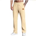 thumbnail image 1 of BLCHUNen Mens Sweatpants Fleece Drawstring Elastic Waist Straight Leg Athletic Gym Running Sports Workout Pants, 1 of 5