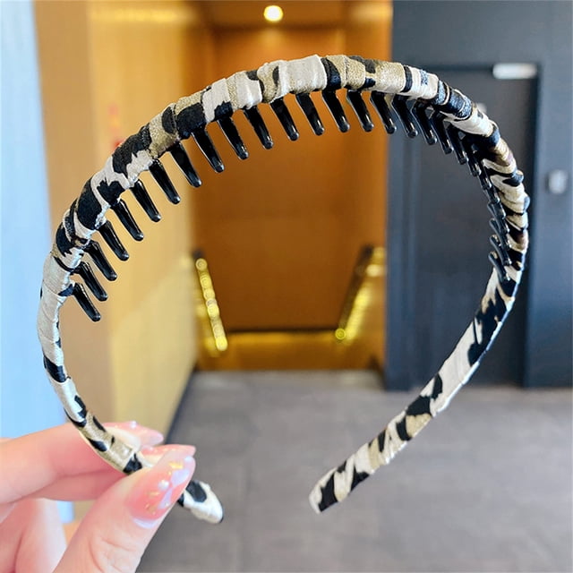 Soft Teeth Headbands For Women Non Hair Hoops Comfortable Hair Accessories Multicolor Design