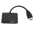 thumbnail image 1 of DEWIN HD Interface Multimédia vers VGA HD Adaptateur d'Interface Multimédia 1920x1080 HDTV Adaptateur pour Ordinateur de Bureau Ordinateur Portable PC, 1 of 14