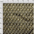 thumbnail image 3 of oneOone Polyester Lycra Dark Olive Green Fabric Abstract Sewing Craft Projects Fabric Prints By Yard 56 Inch Wide, 3 of 4
