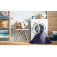 thumbnail image 2 of Ahgly Company Tapis Rond Lavable en Machine Intérieur Transitionnel Violet Moyen, 6 Pieds Rond, 2 of 7