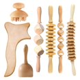 thumbnail image 1 of 7x Wood Massage Tools, Lymphatic Drainage Massager Body Sculpting Tools,, 1 of 8