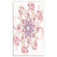 thumbnail image 2 of Full Bloom Fractal Flower in Pink - Large Flower Canvas Wall Art, 2 of 3