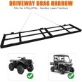 thumbnail image 3 of OUYAWEI 4FT Drag Harrow for ATV Tractor UTV Heavy Duty Tow Behind Driveway Grader 6FT Chain Link Landscape Rake Green, 3 of 6