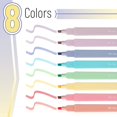thumbnail image 4 of Mr. Pen- Aesthetic Cute Pastel Highlighters Set, 8 pcs, Chisel Tip, Candy Colors, No Bleed Bible Assorted Colors, 4 of 4