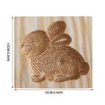 thumbnail image 3 of Oleegame 2PC Cookie Mold Cookie Molds Provences Rose Cookie Stamp Embossing Molds Craft Decorating Baking Tool, 3 of 3