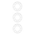 thumbnail image 4 of Ruiboury Lightweight And Easy To Install - Smooth Operation Chain Ring For Bicycles Bicycles Crank Bike Chain 52T silver 3Set, 4 of 6