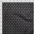 thumbnail image 4 of oneOone Polyester Spandex Black Fabric Circus Sewing Material Print Fabric By The Yard 56 Inch Wide-aD, 4 of 5