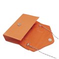 thumbnail image 2 of thinsony Women Envelope Bag Rectangular Hasp Rhinestone Stylish Fashionable Business Party Bridal Handbag Birthday Gift Orange, 2 of 9