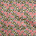 thumbnail image 1 of oneOone Cotton Flex Peach Fabric Abstract Dot Sewing Material Print Fabric by The Yard 40 Inch Wide, 1 of 4