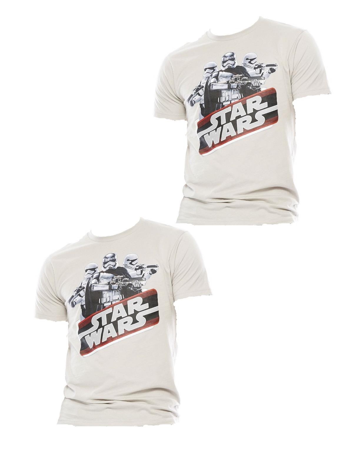 Star Wars Men's T-Shirt Force Awakens Fun Print Shirt Loungewear