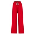 thumbnail image 4 of Pants for Women, Womens Fashionable Striped Printed Drawstring Wide Leg Pants, 4 of 4