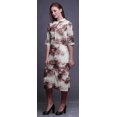 thumbnail image 4 of Bimba Printed Straight Kurtis For Women Button Down Mandarin Indian Tunic Large, 4 of 6